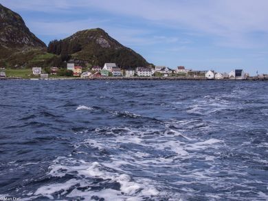 Runde Norwegen, Boot zum Vogelfelsen