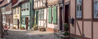 Quedlinburg, Weltkulturerbe am Harz mit viel Fachwerk