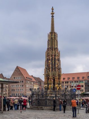 Der schöne Brunnen in Nürnberg