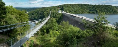 Titan-RT, die atemberaubende Hängebrücke an der Rappbodetalsperre  (Harz)