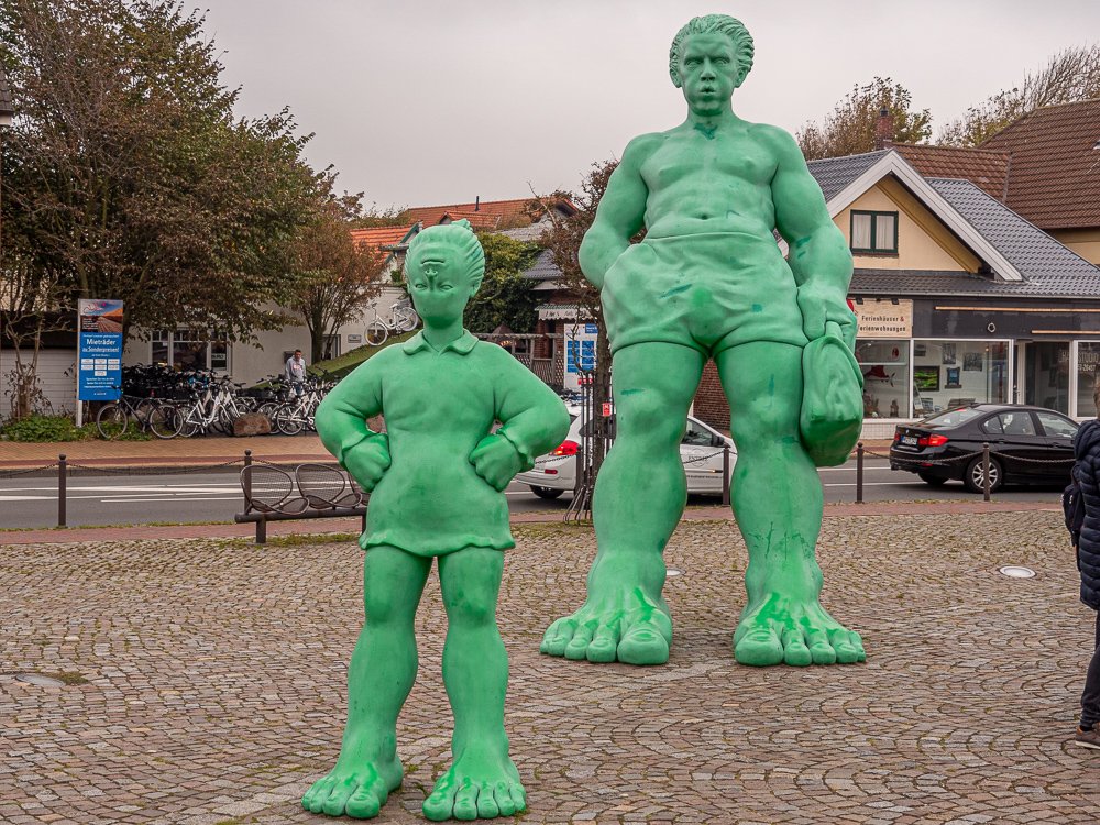 grüne Männchen in Wseterland