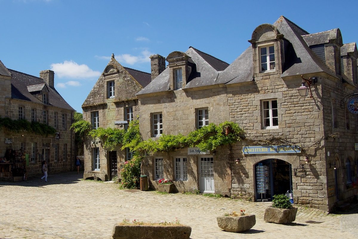 Bretagne Locronan historisches Stadtbild