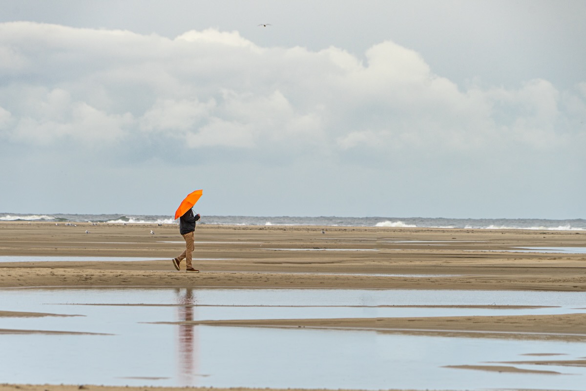 Texel Strandspaziergang bei Reg