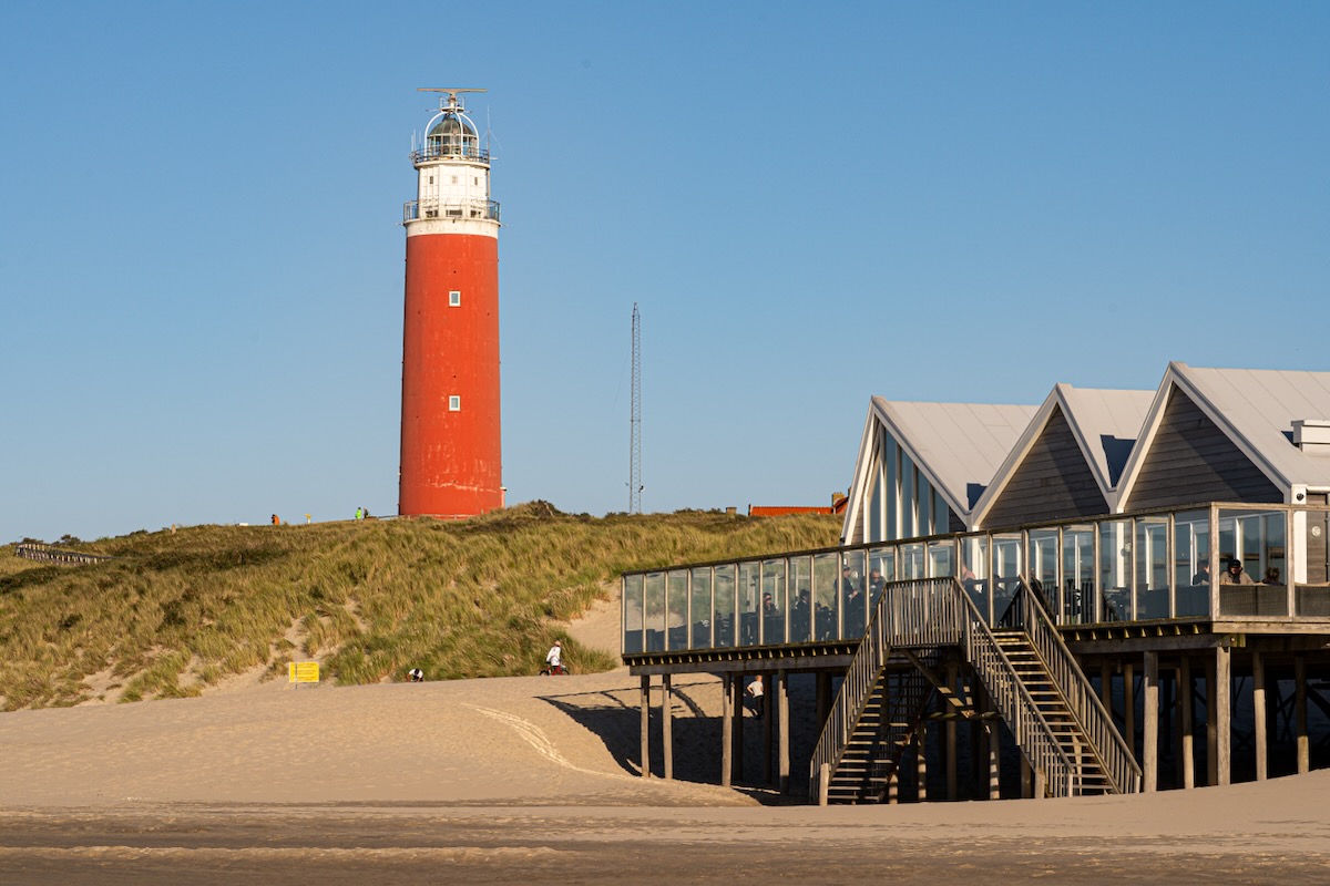 Texel Strand am Leuchtturm