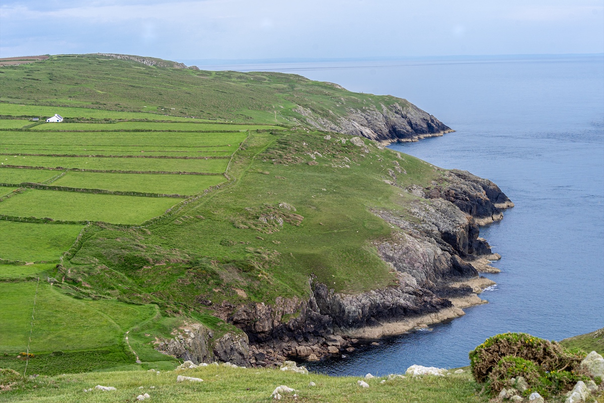 Landschaft bei Mynydd Mawr - Spitze der Halbinsel Llyn