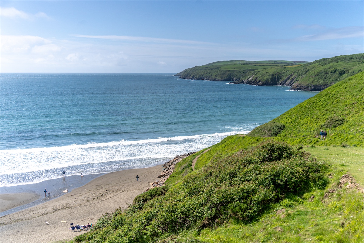 Landschaft bei Mynydd Mawr - Spitze der Halbinsel Llyn