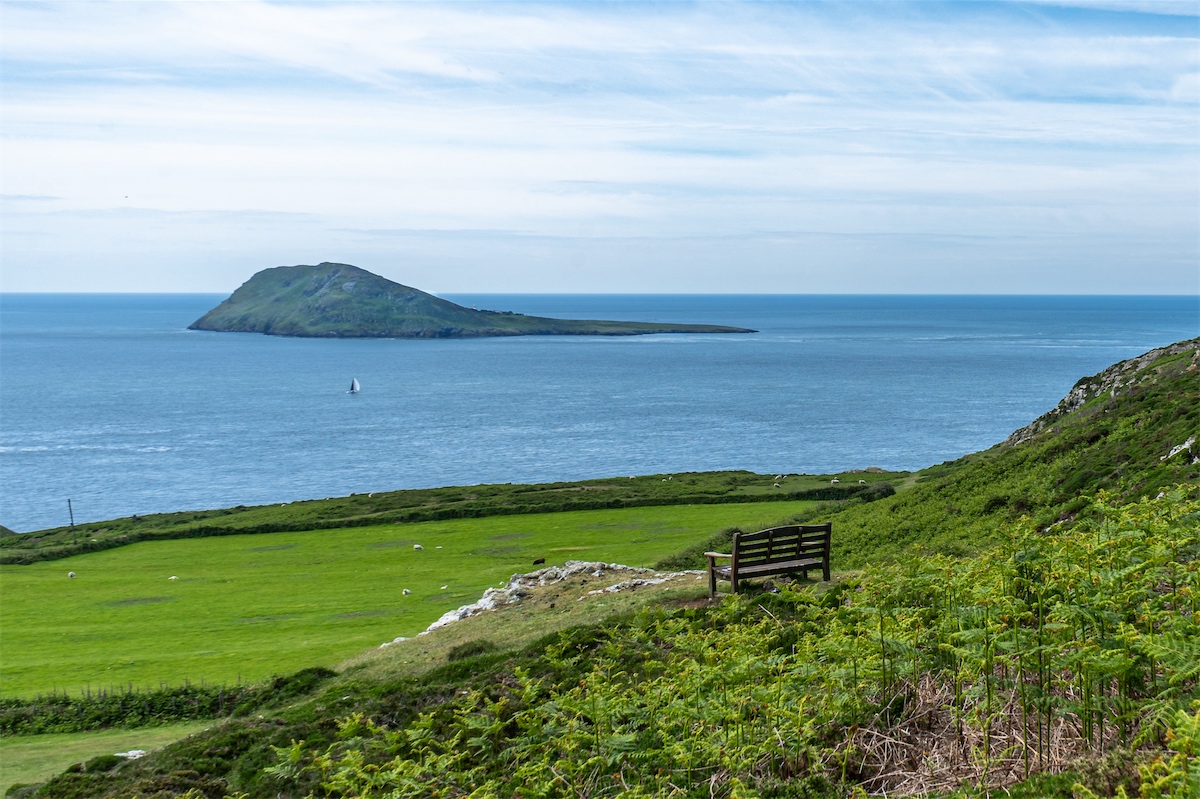 Landschaft bei Mynydd Mawr - Spitze der Halbinsel Llyn
