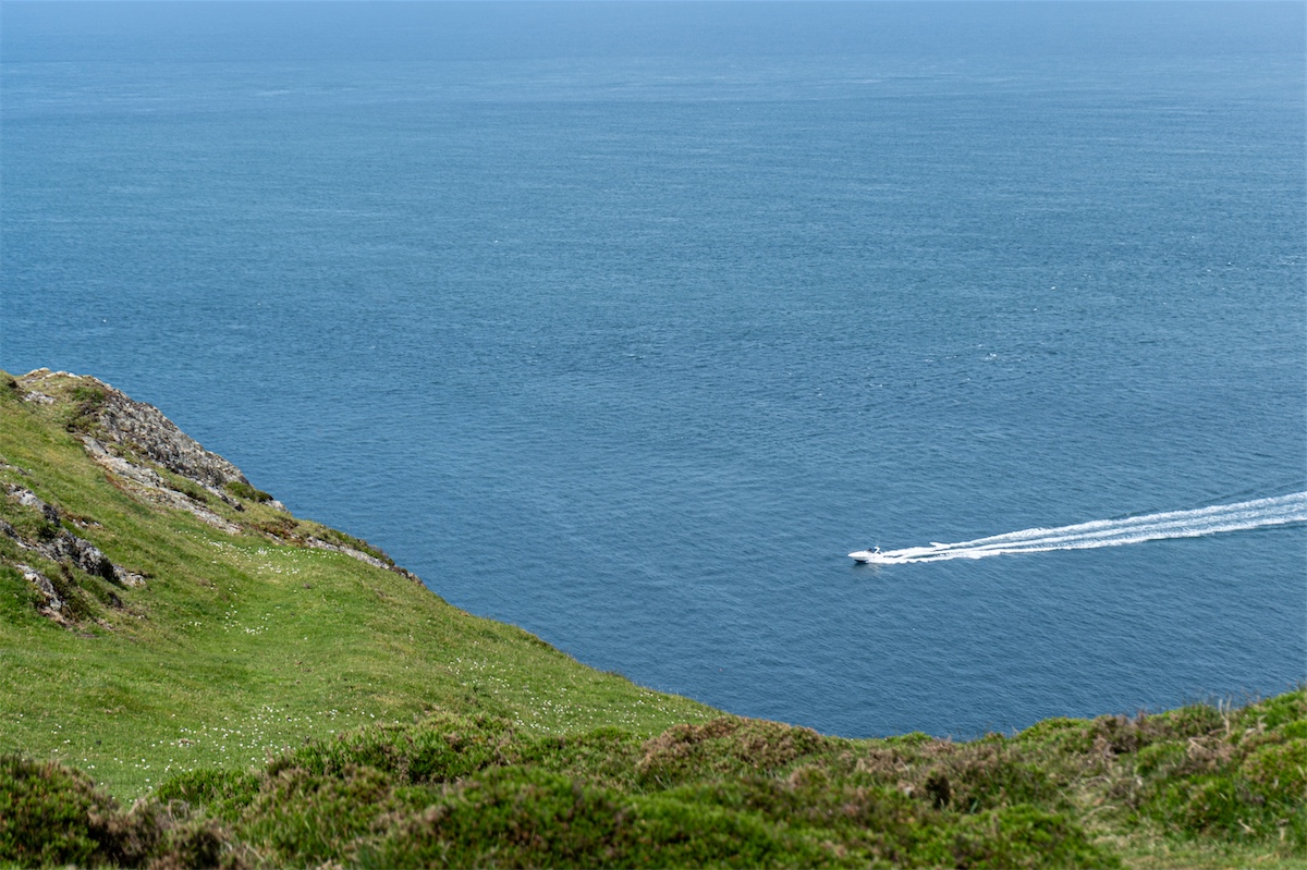 Landschaft bei Mynydd Mawr - Spitze der Halbinsel Llyn