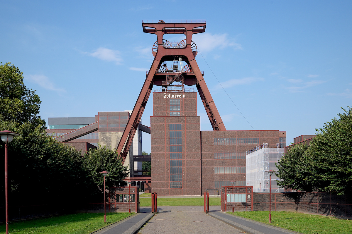 Zeche Zollverein, das klassische Bild vom Eingang