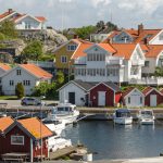 Ort und Hafen von Foto