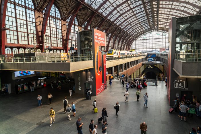 Antwerpen, der Bahnhof