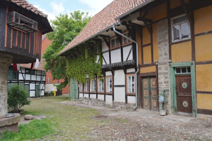 Osterwieck, sanierte Fachwerkhäuser