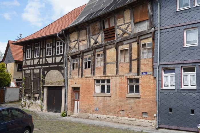 Osterwieck Fachwerkhäuser mit Sanierungsbedarf