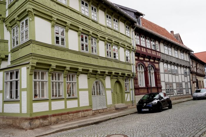 Osterwieck, sanierte Fachwerkhäuser