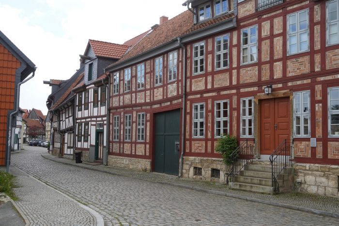 Osterwieck, sanierte Fachwerkhäuser