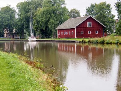 Gewitter in Hajstorp amm Götakanal