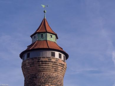 Nürnberg Burg Spitze des Sinwellturms