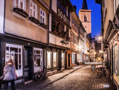 Erfurter Stadtansichten, stark verfremdet