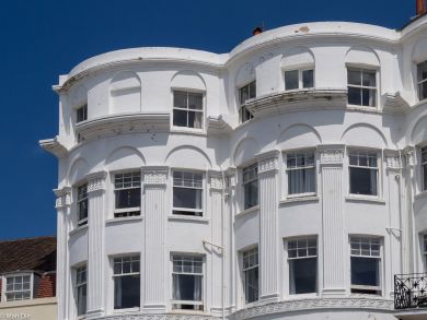 Brighton, Häuser an der Seaside