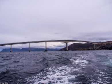 Runde Norwegen, Boot zum Vogelfelsen