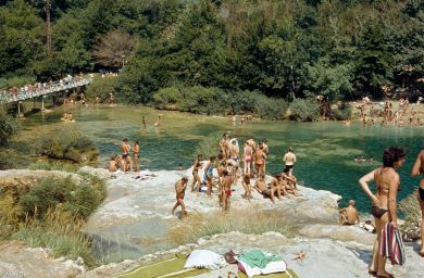 Die Krka-Wasserfälle 1975