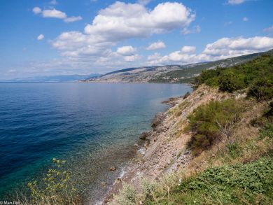 Kroatien an der Küstenstrasse