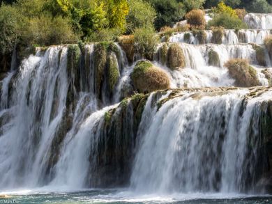 Großer Wasserfall krka Nationalpark Kroatien