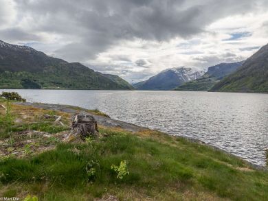 In der Nähe von Sogndalen am Fjord