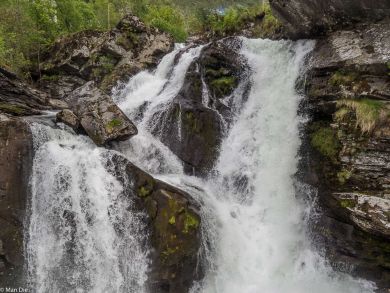 Wasserfalles in Geringer